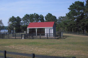 Run-in sheds