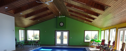 Pole Barn Enclosed Swimming Pools