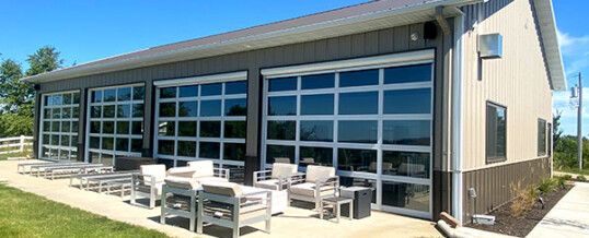 Colorado Pole Barn Gym with Pool