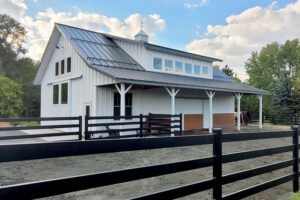 horse pole barn Colorado